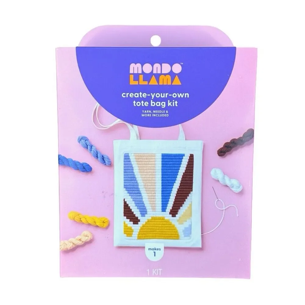 Mondo Llama Create-Your-Own Tote Bag - 14” x 12”